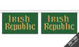Easter Rising (Irish Republic) Horizontal 3 metre bunting, 10 flags - Flagmania
