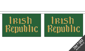 Easter Rising (Irish Republic) Horizontal 3 metre bunting, 10 flags - Flagmania