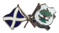Scotland & City of Glasgow Flags Friendship Courtesy Enamel Lapel Pin Badge T399 image 0
