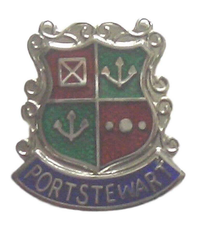 Port Stewart Quality Enamel Lapel Pin Badge image 0