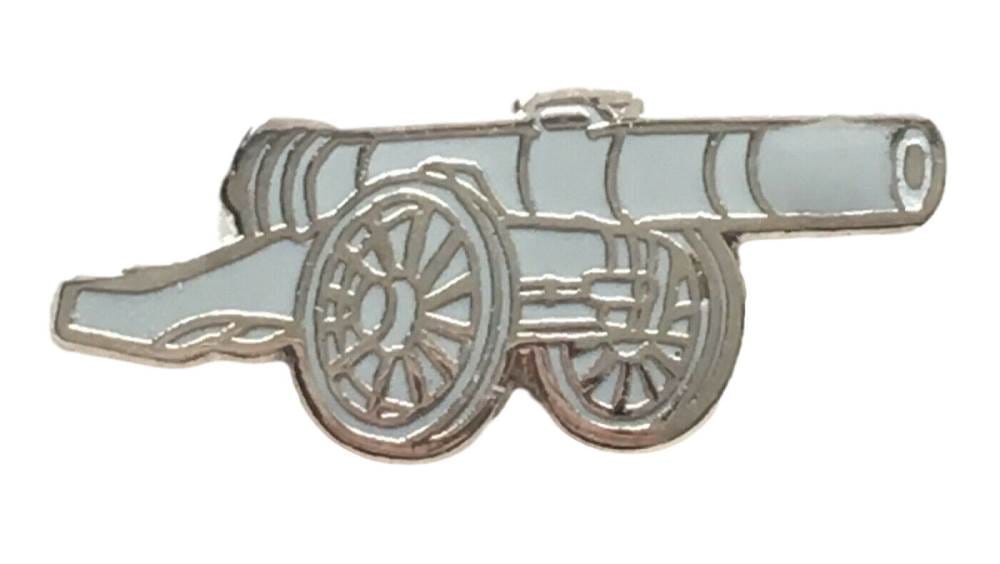 Gunners Cannon Small Enamel Military Enamel Lapel Badge image 0