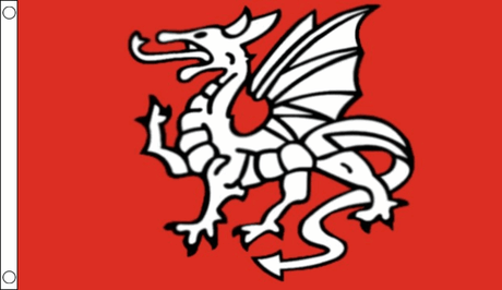 Flagmania English Pendragon Anglo Saxon A 8ft x 5ft polyester flag