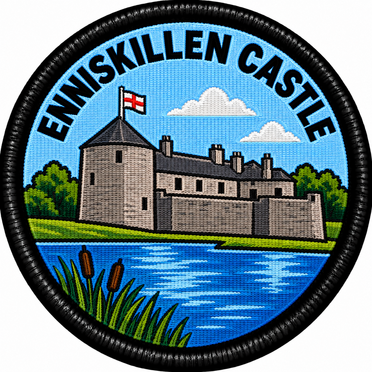 Enniskillen Castle 80mm Embroidered Patch