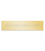 Personalised Self-Adhesive Square Cut Trophy Plate Gold 70mm x 16mm 