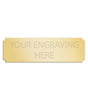 Personalised Self-Adhesive Trophy Plate Gold 83mm x 25mm 