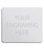 Personalised Self-Adhesive Trophy Silver Plate 44mm x 38mm 