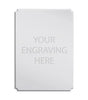 Personalised Self-Adhesive Trophy Silver Plate 25mm x 30mm