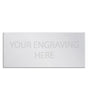 Personalised Self-Adhesive Trophy Plate Silver 51mm x 22mm