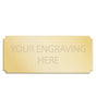 Personalised Self-Adhesive Trophy Plate Gold 38mm x 16mm 