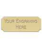 Personalised Self-Adhesive Trophy Plate Gold 51mm x 25mm 