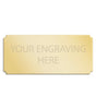 Personalised Self-Adhesive Trophy Plate Gold 43mm x 19mm 