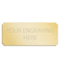 Personalised Self-Adhesive Trophy Plate Gold 60mm x 25mm 