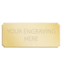 Personalised Self-Adhesive Trophy Plate Gold 89mm x 38mm 