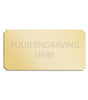 Personalised Self-Adhesive Trophy Plate Gold 112mm x 57mm 