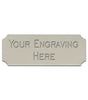 Personalised Self-Adhesive Trophy Silver Plate 51mm x 25mm