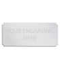 Personalised Self-Adhesive Trophy Silver Plate 38mm x 16mm 