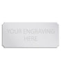 Personalised Self-Adhesive Trophy Silver Plate 43mm x 19mm