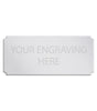 Personalised Self-Adhesive Trophy Silver Plate 51mm x 22mm 