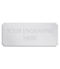 Personalised Self-Adhesive Trophy Silver Plate 60mm x 25mm 