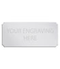 Personalised Self-Adhesive Trophy Silver Plate 73mm x 32mm