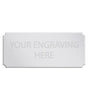 Personalised Self-Adhesive Trophy Silver Plate 89mm x 38mm