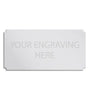 Personalised Self-Adhesive Trophy Silver Plate 100mm x 50mm