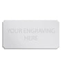 Personalised Self-Adhesive Trophy Silver Plate 112mm x 57mm