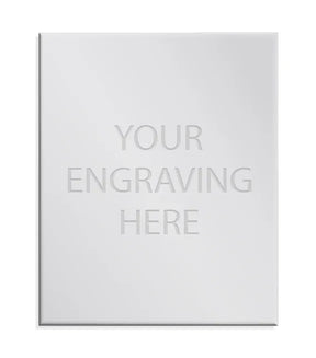 Personalised Self-Adhesive Trophy Plate Silver 145mm x 90mm