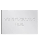 Personalised Self-Adhesive Trophy Plate Silver 165mm x 110mm
