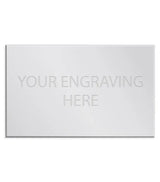 Personalised Self-Adhesive Trophy Plate Silver 145mm x 90mm