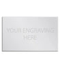 Personalised Self-Adhesive Trophy Plate Silver 145mm x 90mm