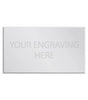 Personalised Self-Adhesive Trophy Plate Silver 39mm x 22mm