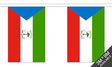 Equatorial Guinea 3 metre bunting, 10 flags - Flagmania