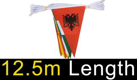 24 European Nations Triangle 12 metre bunting by Flagmania