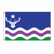 Exmoor Flag centred on square white background