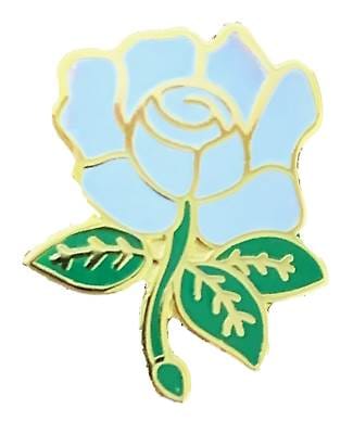 Yorkshire County White Rose English Rose Quality enamel lapel pin badge T750 image 0
