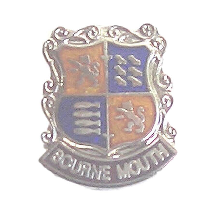 Bourne Mouth Town Coat Of Arms Quality Enamel Lapel Pin Badge image 0