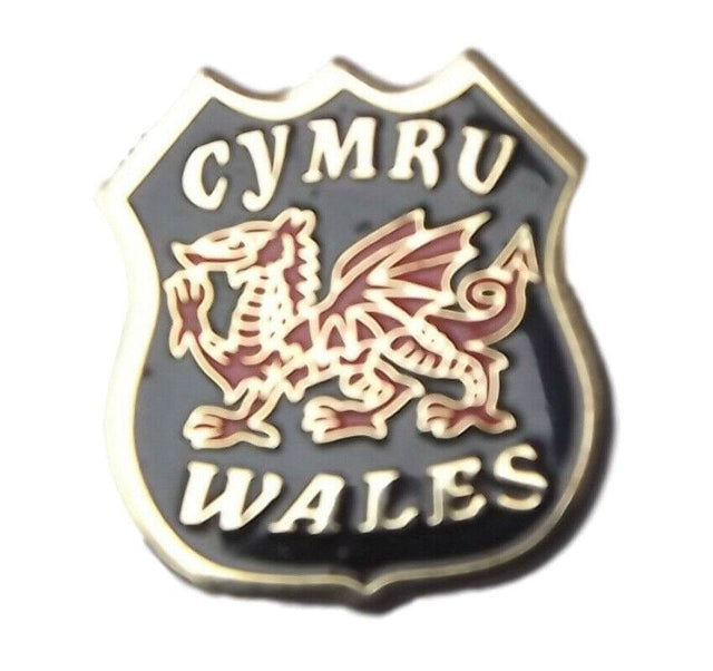 Cymru Wales - Welsh Dragon - National Quality Lapel Pin Badge image 0