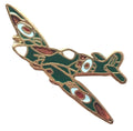 RAF Spitfire Aeroplane Enamel Small Lapel Pin Badge image 0