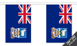 Flagmania Falkland Islands Bunting, 9 metre bunting
