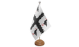 Flagmania Flintshire wooden hand flags, 9x6 inch, pack of 12, no bases