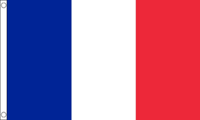 Flagmania France 3ft x 2ft Nylon Flag on white background