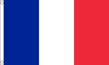 Flagmania France 3ft x 2ft Nylon Flag on white background