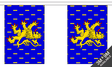 Flagmania Franche-Comte Bunting, 9 metre bunting