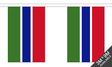 Flagmania Gambia Bunting, 9 metre bunting