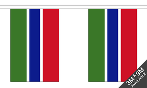 Flagmania Gambia Bunting, 9 metre bunting