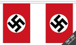 German WWII Regular 3 metre bunting, 10 flags - Flagmania
