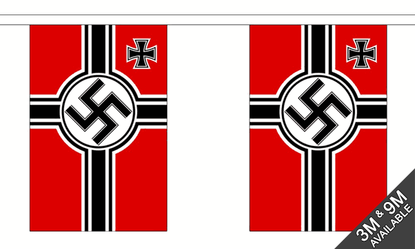 Flagmania German WWII Bunting, 9 metre bunting