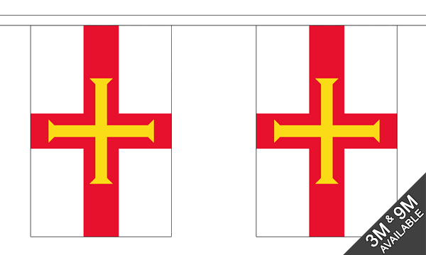 Flagmania Guernsey Bunting, 9 metre bunting