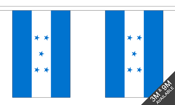 Flagmania Honduras Bunting, 9 metre bunting
